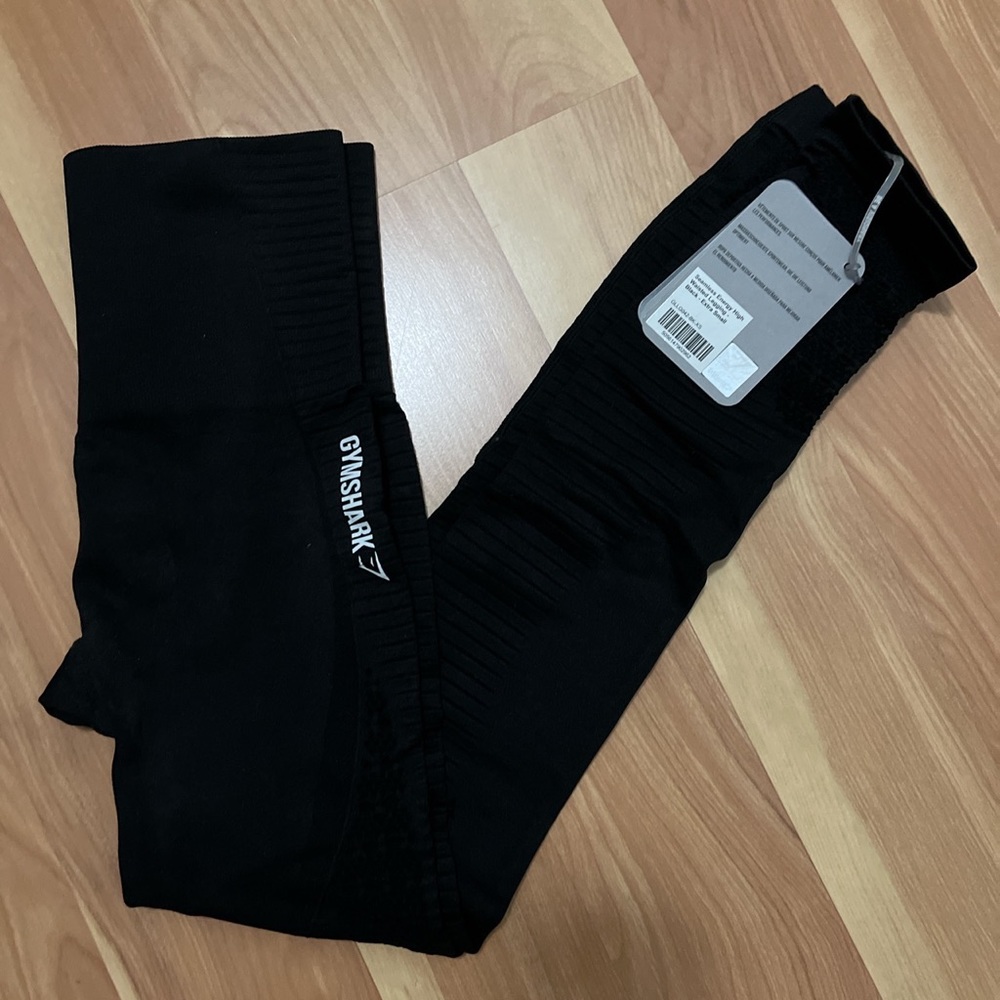 Gymshark black energy seamless leggings size xs - NWT